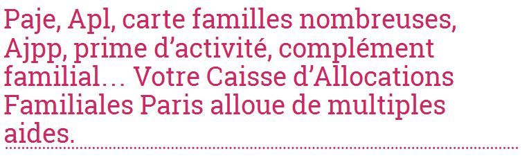 Allocations-info vous renseigne sur les prestations de votre Caf à Paris