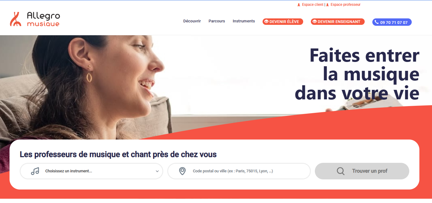 Obtenir des avis sur Allegro Musique